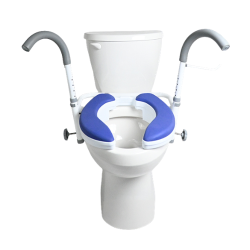 MOBB 2” Adjustable Raised Toilet Seat